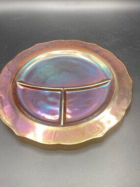 Marigold Carnival Divided Plate